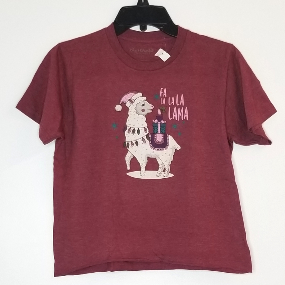 "Fa La La La Lama" Christmas Top